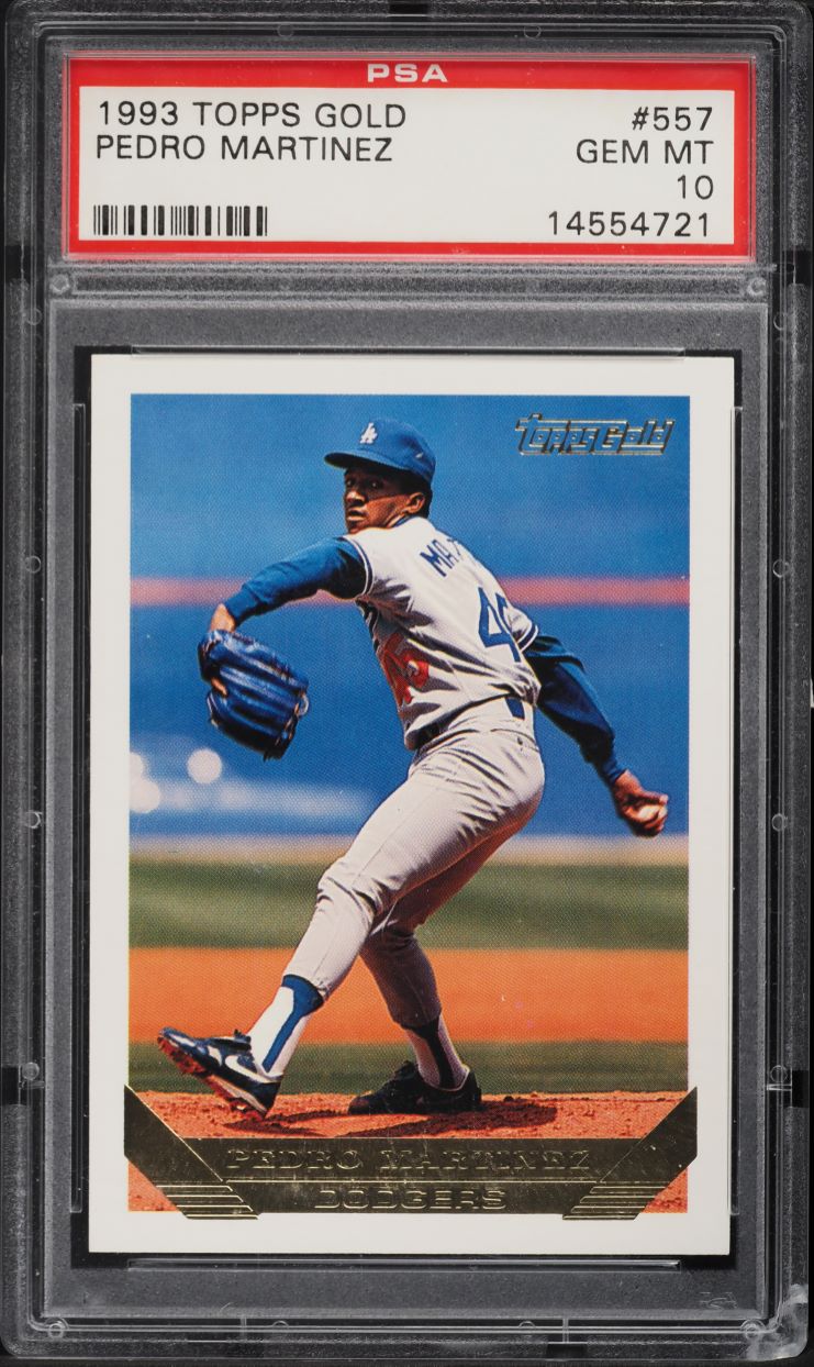 1993 Topps Gold Pedro Martinez #557 PSA 10 GEM MINT