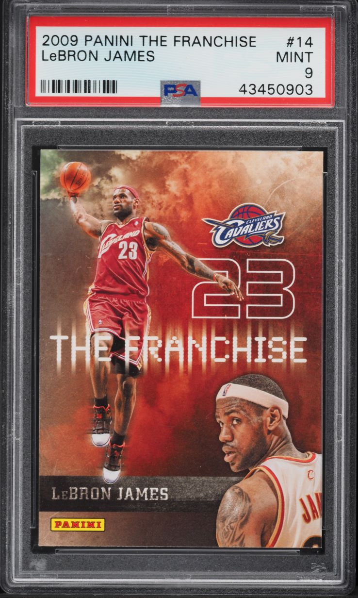 2009 Panini the Franchise LeBron James #14 PSA 9 MINT