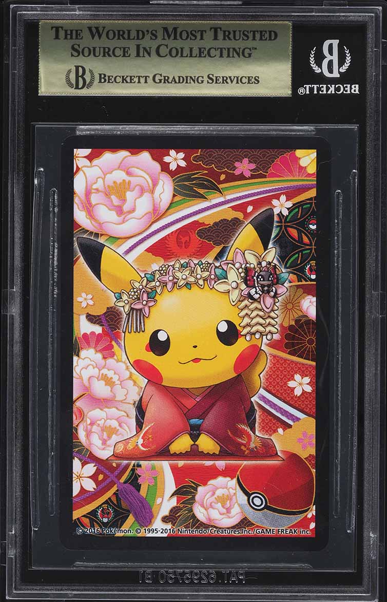 2016 Pokemon Center Kyoto Maiko Poker Set Pretend Ho-Oh Pikachu Joker BGS  9.5 on Fanatics Collect