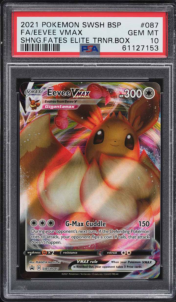 2020 Pokemon Japanese Sword & Shield Promo V Winner Prize Full Art