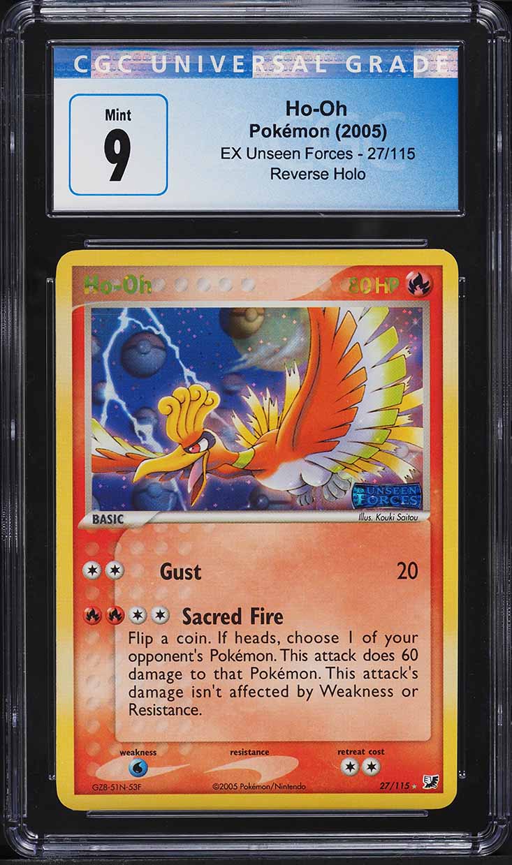 2007 Pokemon POP Series 5 Holo Ho-Oh #1 PSA 7 NRMT on Fanatics Collect