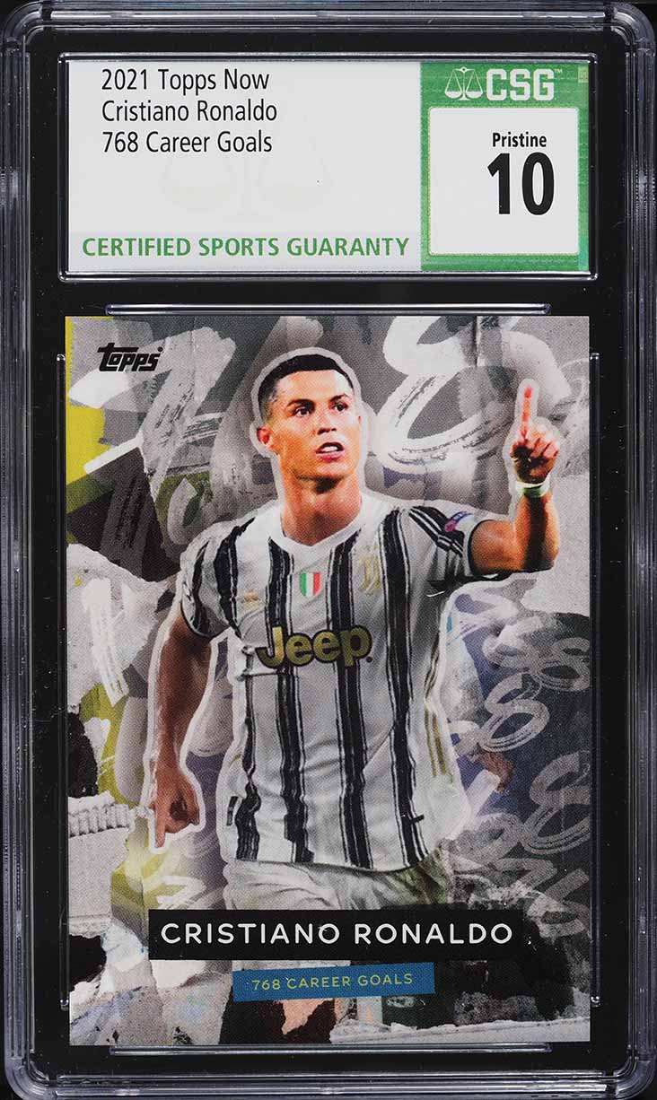 2021 Topps Now UEFA Champions League Cristiano Ronaldo CSG 10