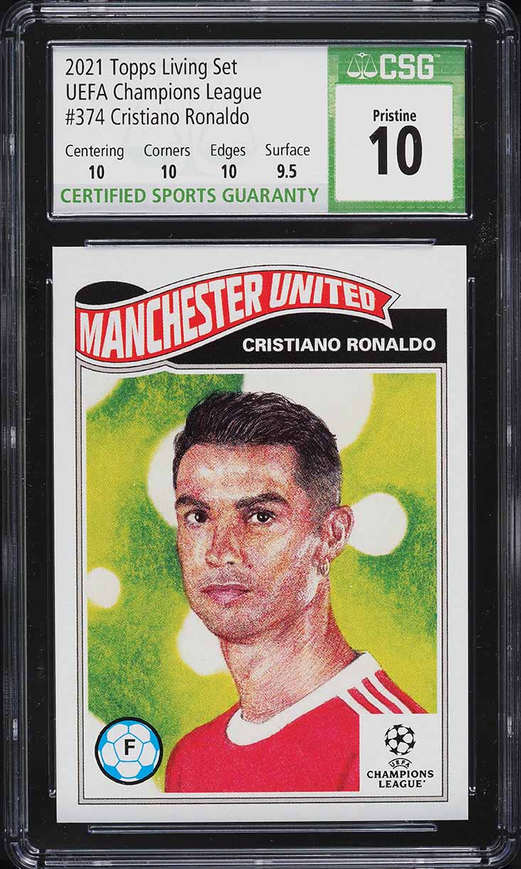 2021 Topps Living Set UEFA Champions League Cristiano Ronaldo #374