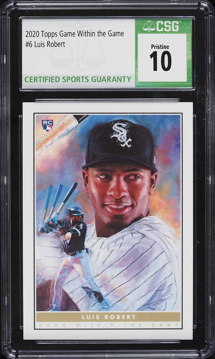 2020 Topps Chrome Luis Robert ROOKIE #60 PSA 10 GEM MINT on