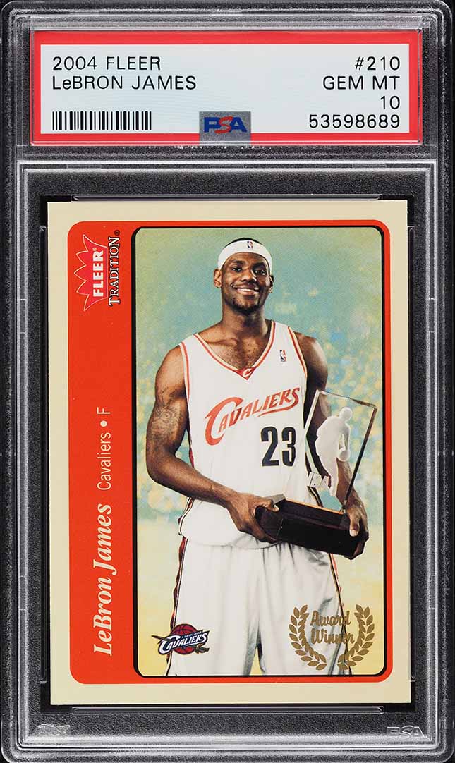 2004 fleer lebron james