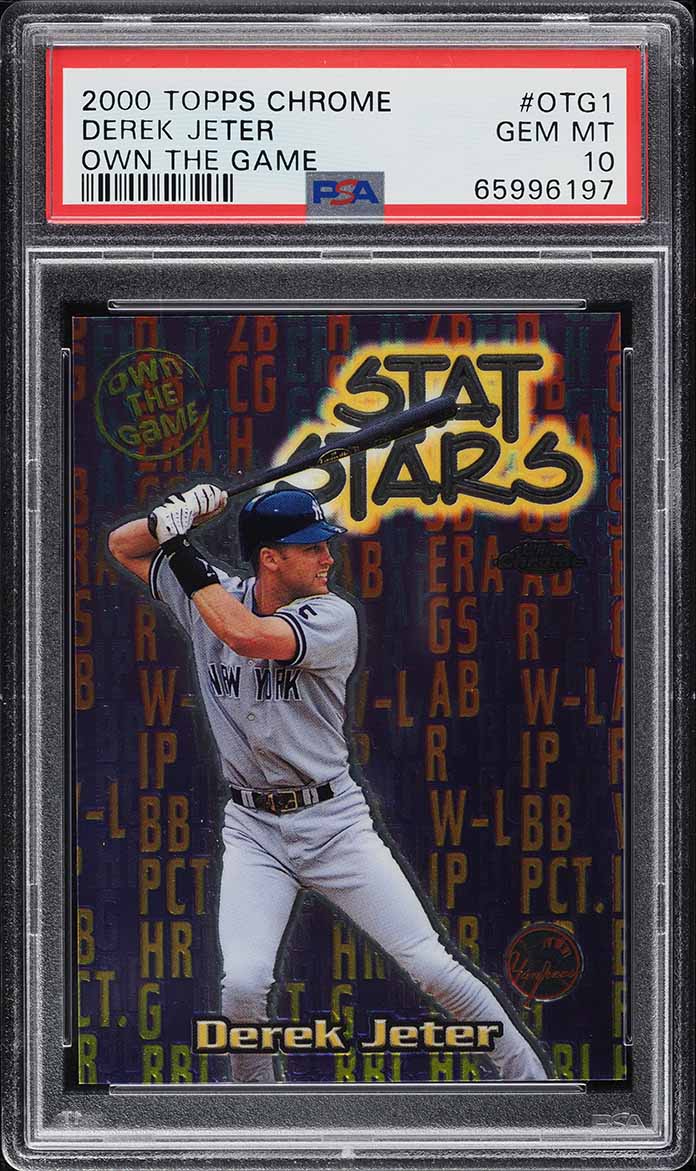 2000 Topps Chrome Own The Game Derek Jeter #OTG1 PSA 10 GEM MINT