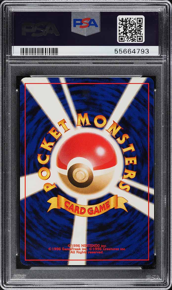 2001 Pokemon Japanese Darkness And To Light Lucky Stadium PSA 10