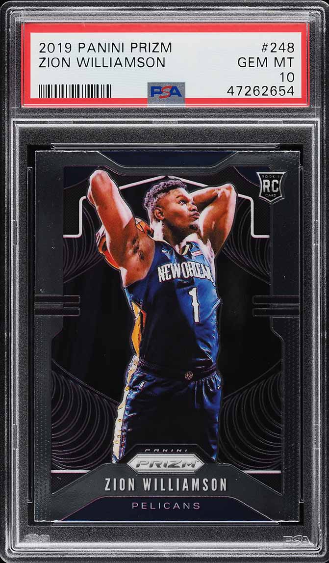 2019 Prizm Zion Williamson Base #248 PSA 10 | Card Ladder