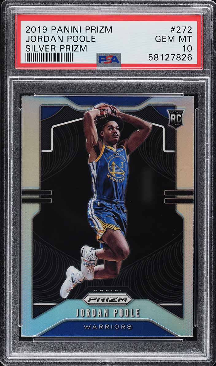 2019 Panini Mosaic Jordan Poole ROOKIE RC #228 BGS 9 MINT on
