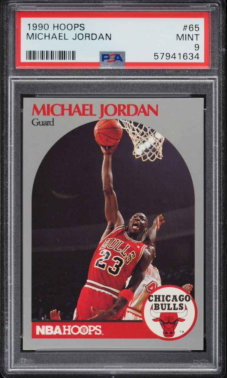 1990 Hoops Michael Jordan #65 PSA 9 MINT