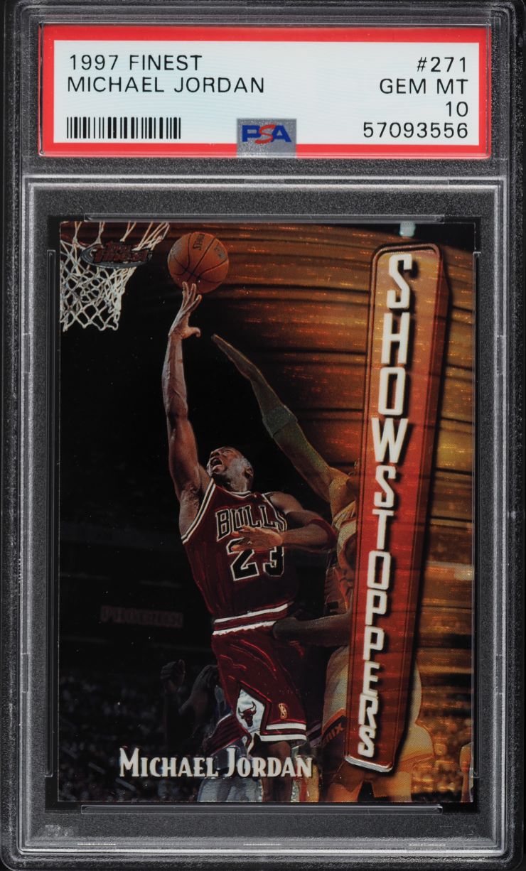 1997 Finest Basketball Michael Jordan #271 PSA 10 GEM MINT