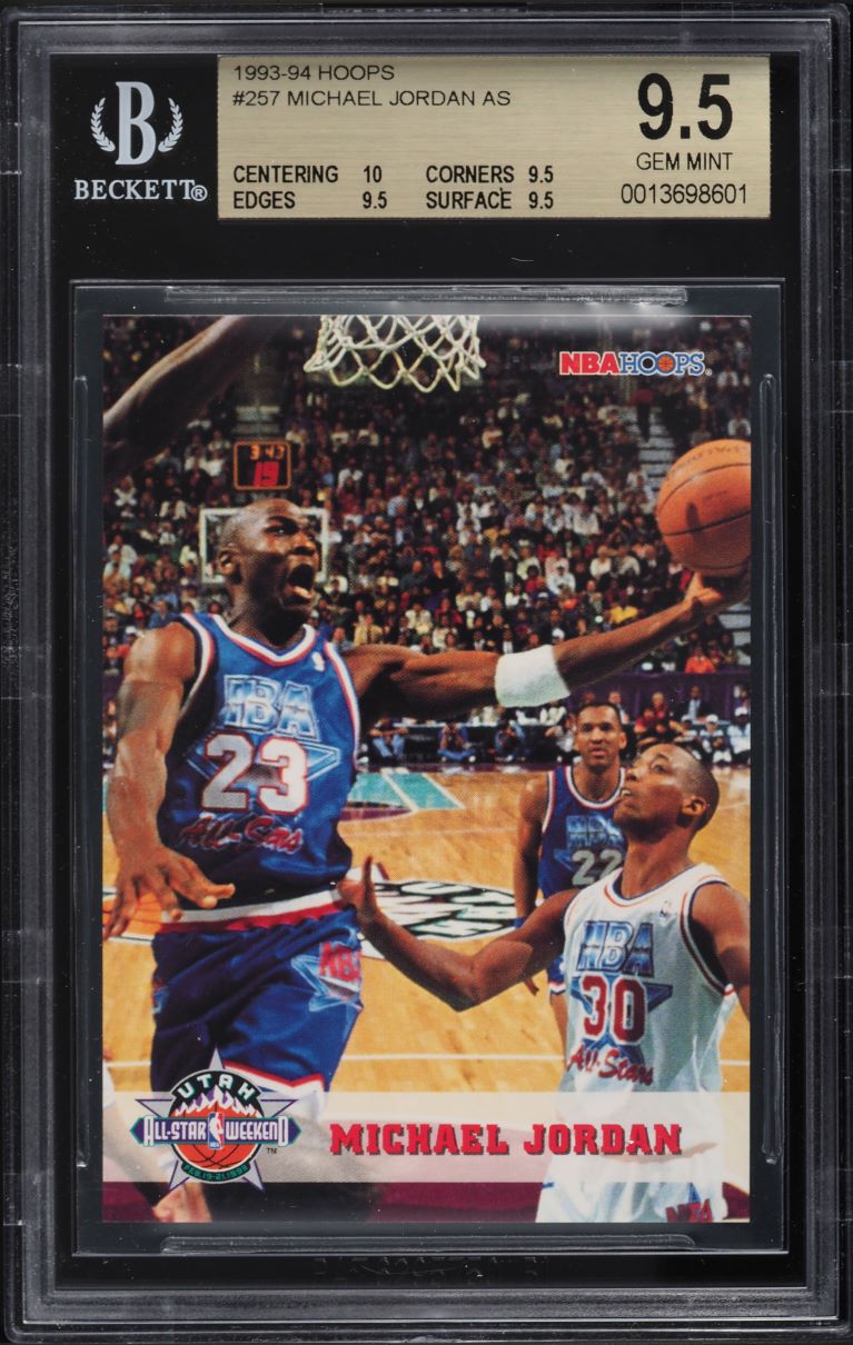 1993 Hoops Michael Jordan ALL-STAR #257 BGS 9.5 GEM MINT