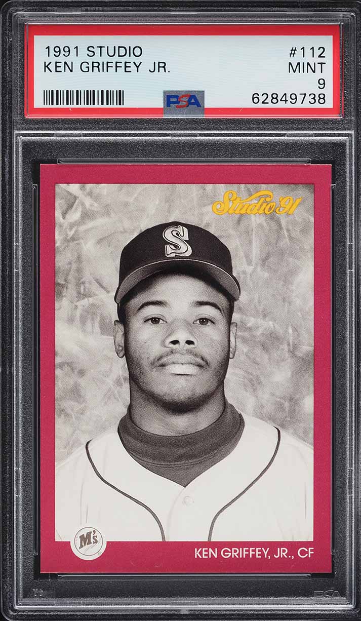 1991 Studio Ken Griffey Jr. #112 PSA 9 MINT on Fanatics Collect