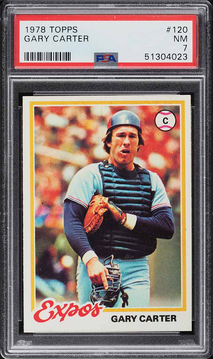 1978 Topps Gary Carter #120 PSA 7 NRMT