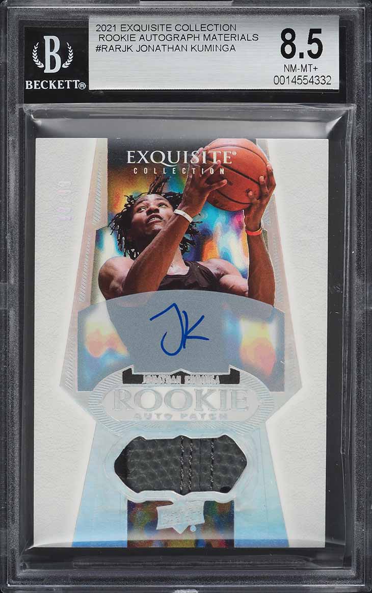 2021 Exquisite Collection Jonathan Kuminga ROOKIE PATCH AUTO /99