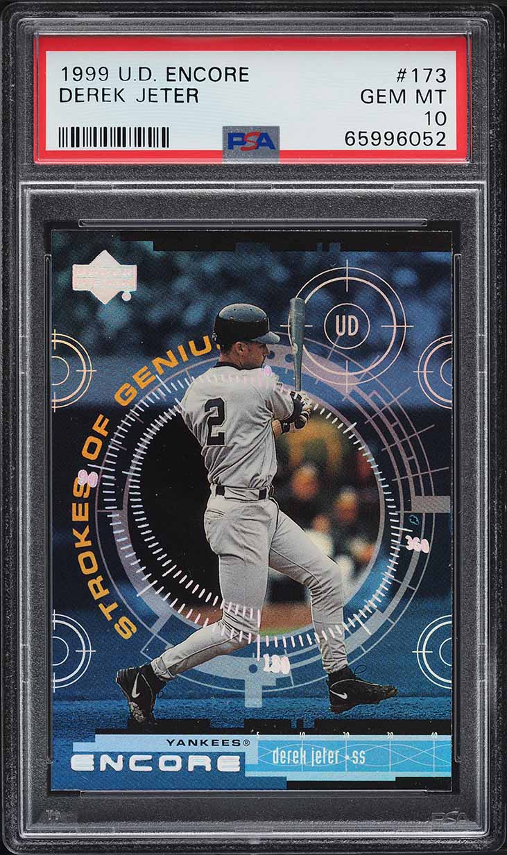 1999 Upper Deck Encore Derek Jeter #173 PSA 10 GEM MINT