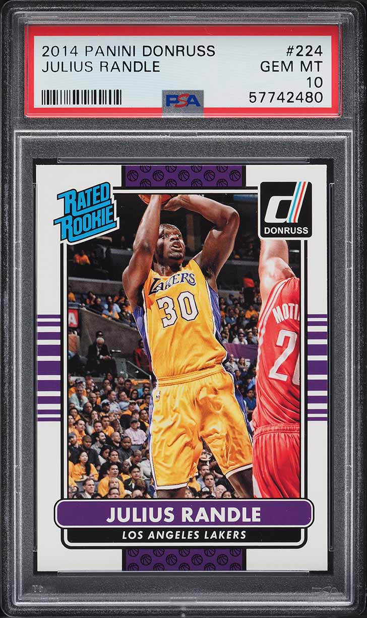 2014 Donruss Basketball Julius Randle ROOKIE #224 PSA 10 GEM MINT