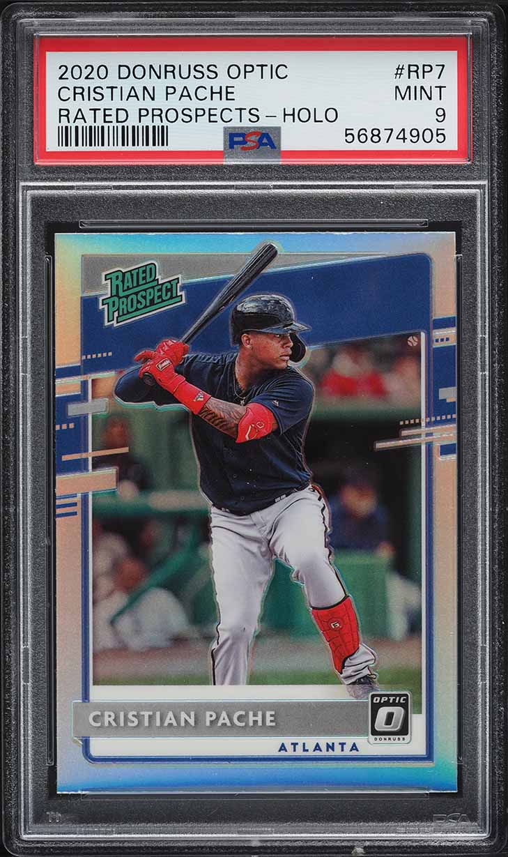 2018 Bowman Chrome Cristian Pache PROSPECT AUTO #CPA-CP BGS 9 MINT