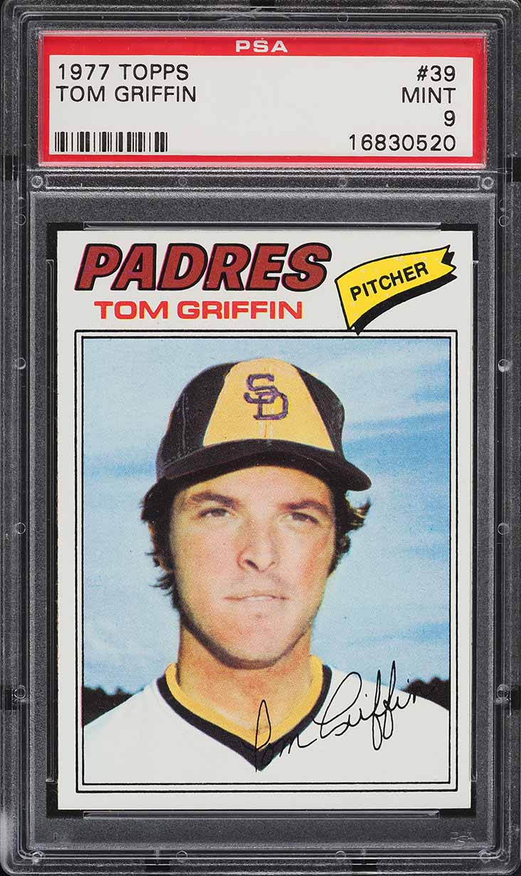 1977 Topps Tom Griffin #39 PSA 9 MINT