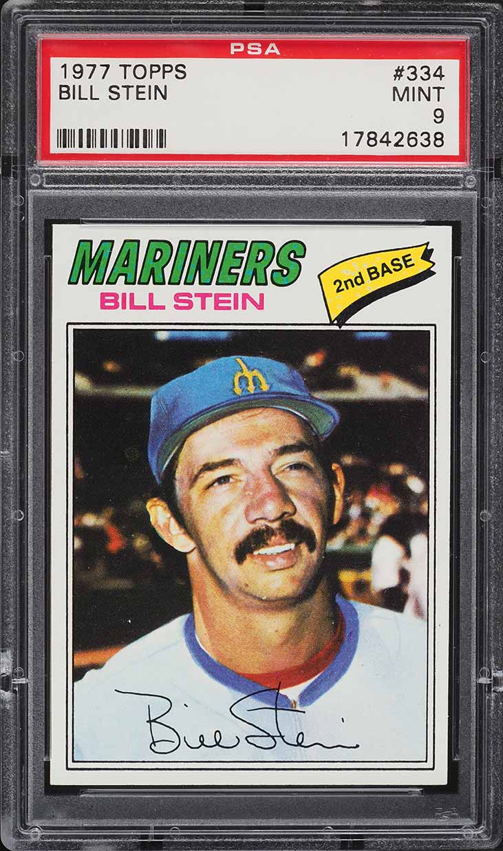 1977 Topps Bill Stein #334 PSA 9 MINT