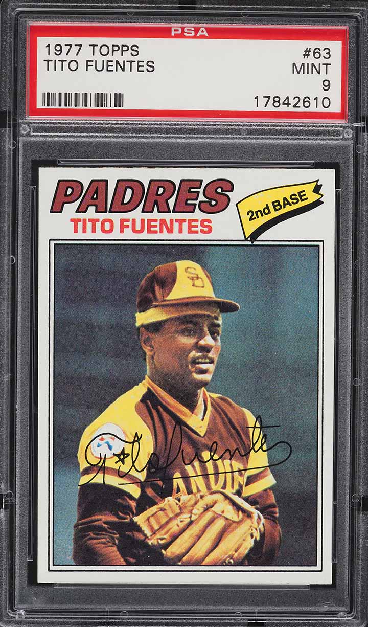 1977 Topps Tito Fuentes #63 PSA 9 MINT