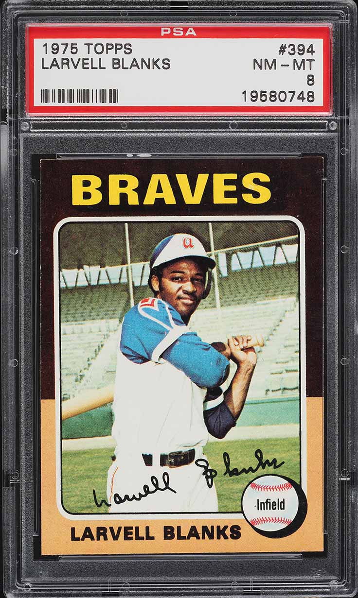 1975 Topps Larvell Blanks #394 PSA 8 NM-MT