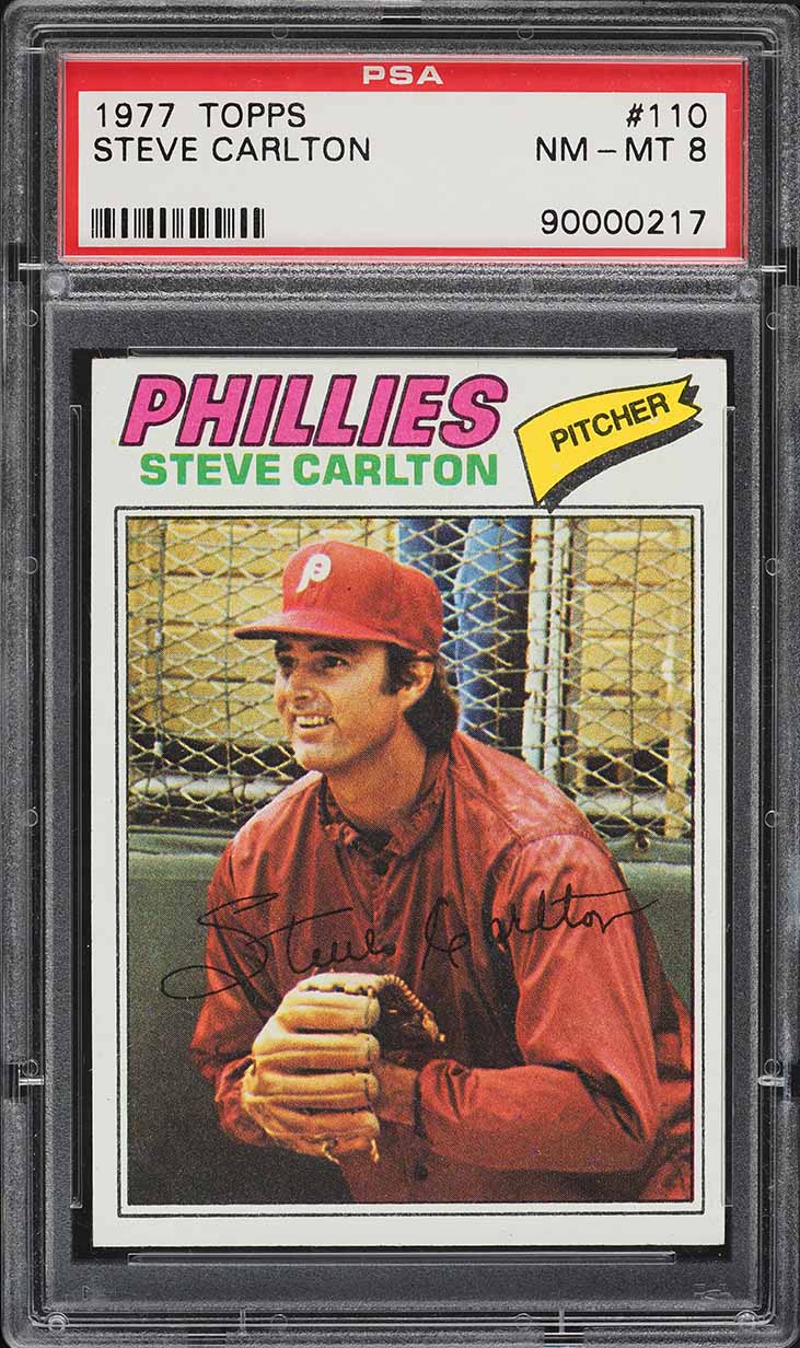 1977 Topps Steve Carlton #110 PSA 8 NM-MT