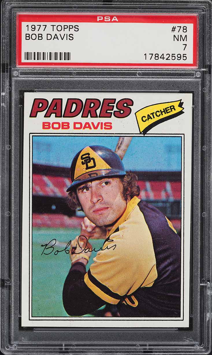 1977 Topps Bob Davis #78 PSA 7 NRMT