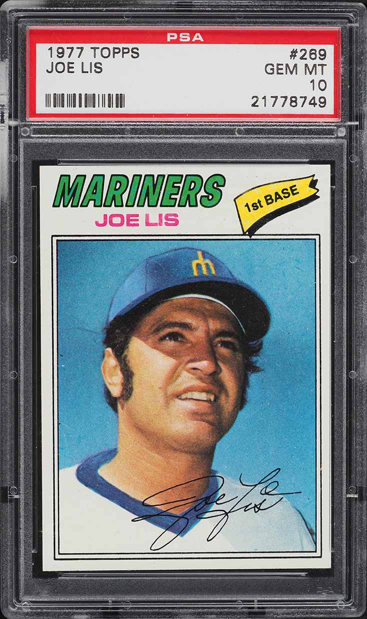1977 Topps Joe Lis #269 PSA 10 GEM MINT
