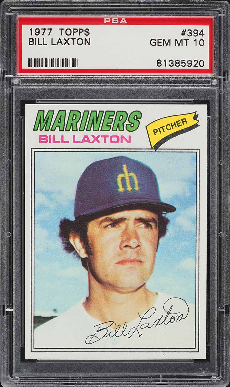 1977 Topps Bill Laxton #394 PSA 10 GEM MINT