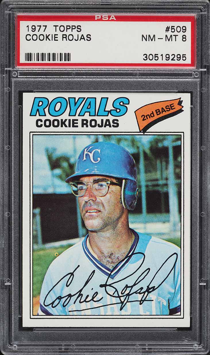 1977 Topps Cookie Rojas #509 PSA 8 NM-MT