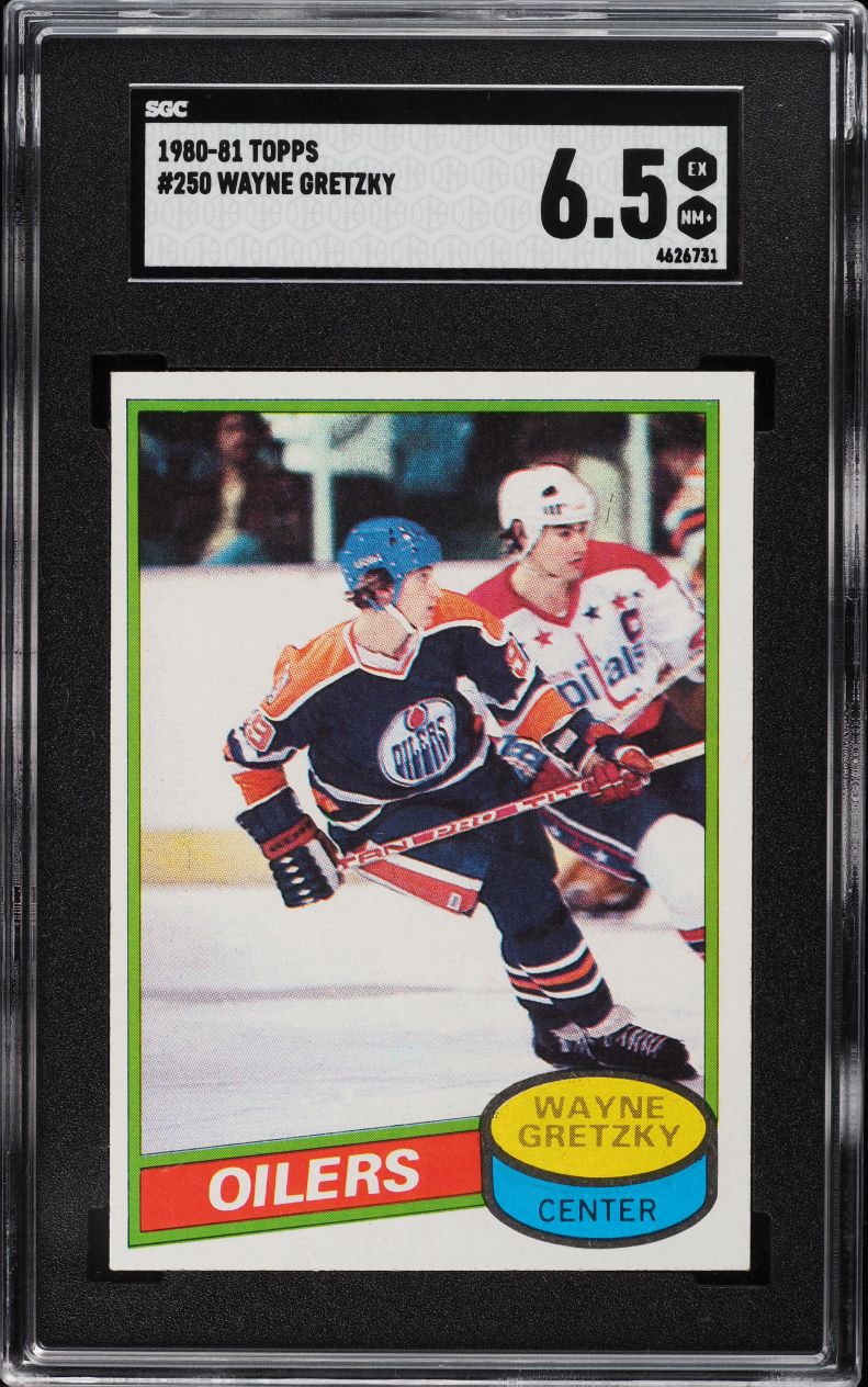 1980 Topps Hockey Wayne Gretzky #250 SGC 6.5 EXMT+