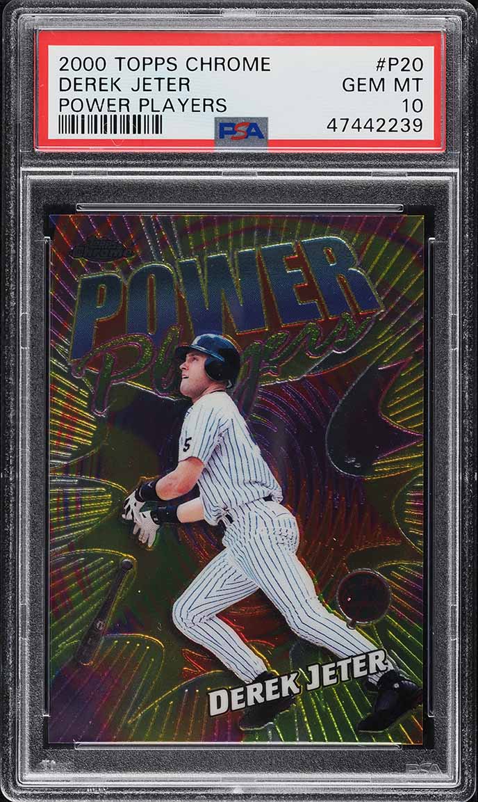 2000 Topps Chrome Power Players Derek Jeter #P20 PSA 10 GEM MINT