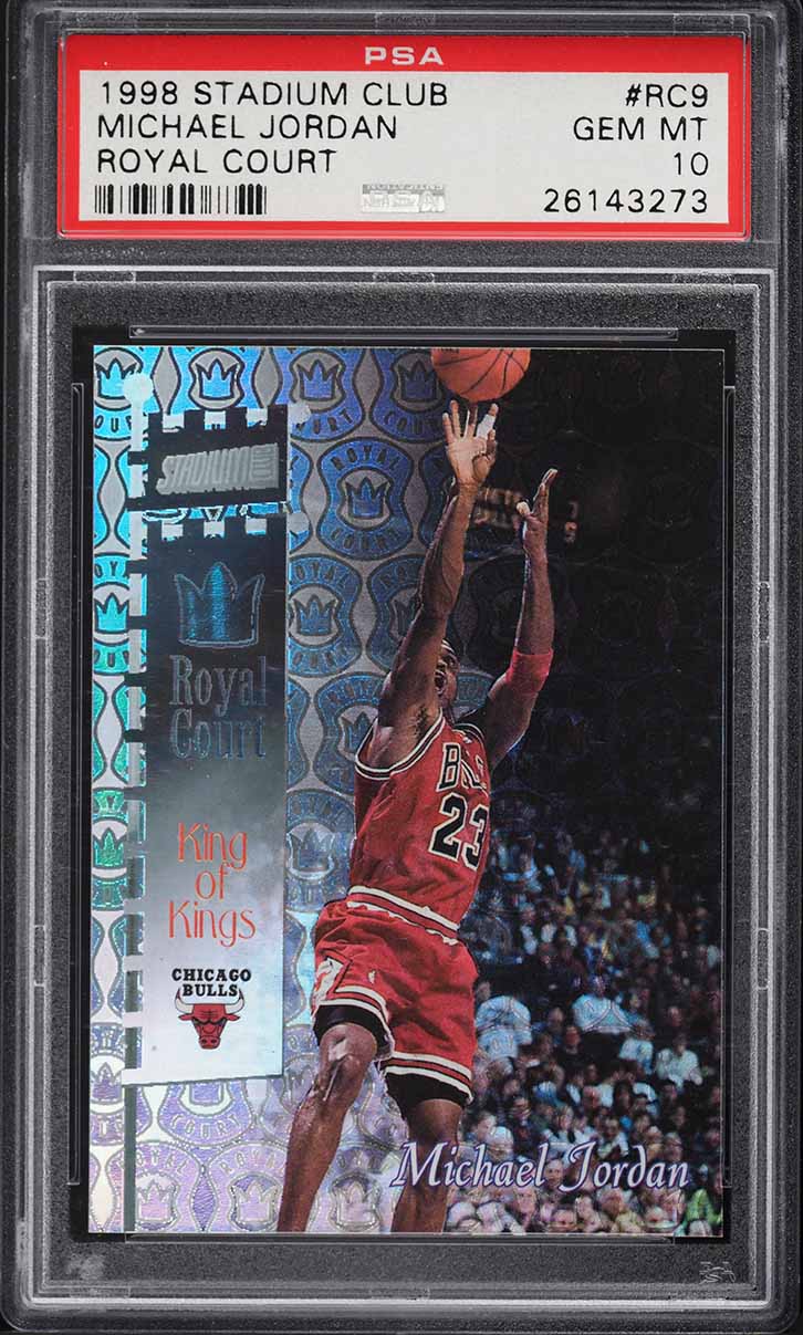 1998 Stadium Club Royal Court Michael Jordan #RC9 PSA 10 GEM MINT