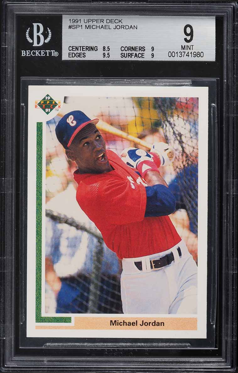 1991 Upper Deck Michael Jordan ROOKIE #SP1 BGS 9 MINT