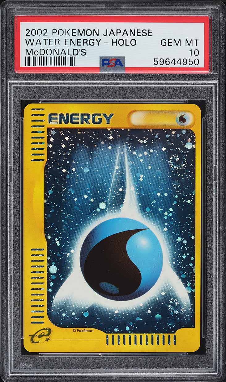 u*d様 PSA10　基本水エネルギー　キラ　マクドナルド McDonald's 2002 Pokemon Japanese McDonald's Holo Water Energy PSA 10 GEM MINT