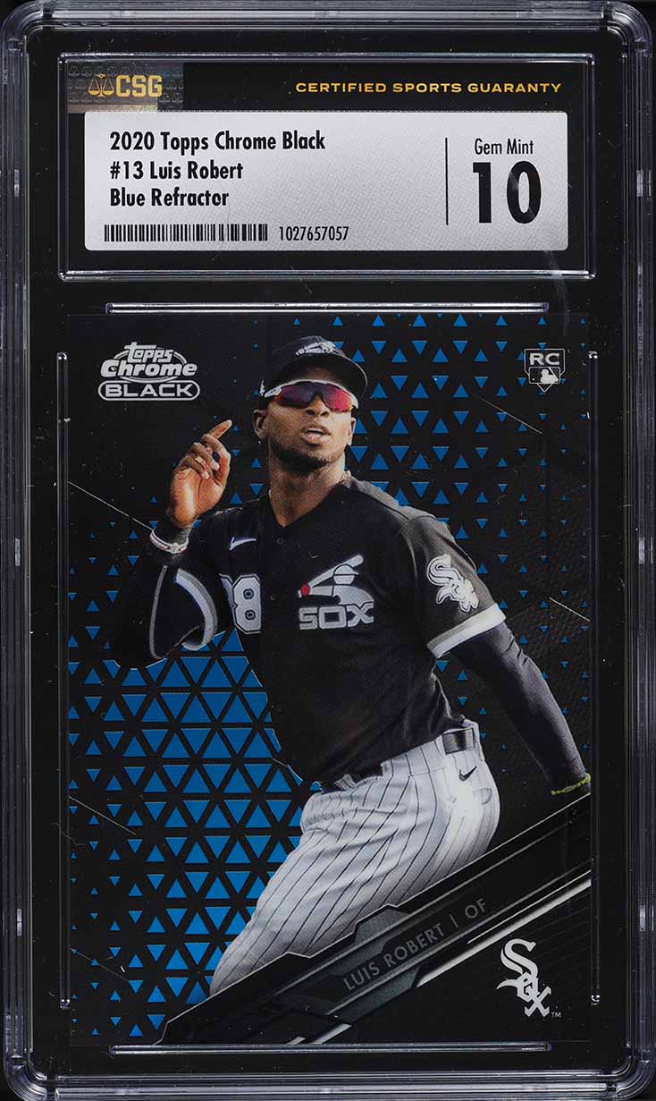 2020 Topps Chrome Luis Robert ROOKIE #60 PSA 10 GEM MINT on
