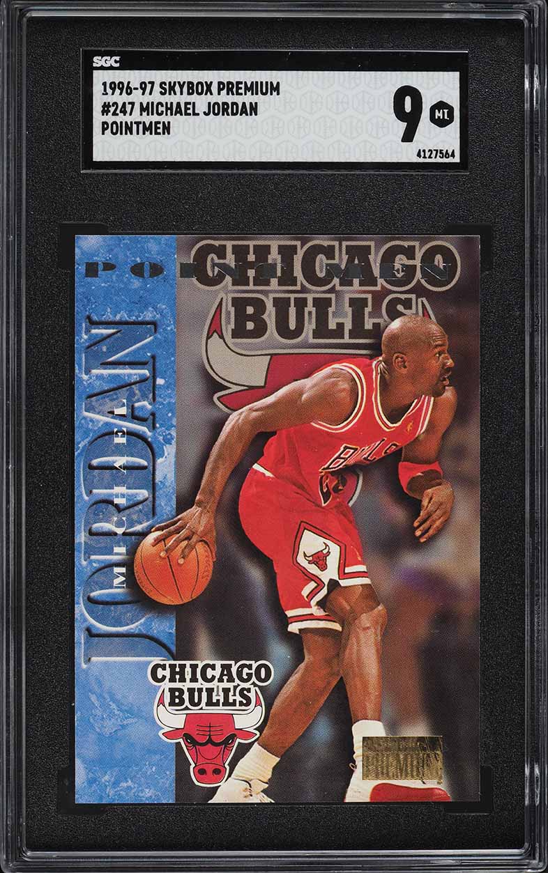 1996 Skybox Premium Pointmen Michael Jordan #247 SGC 9 MINT