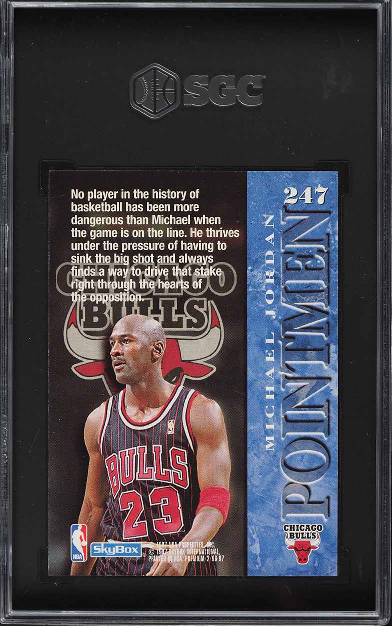 1996 Skybox Premium Pointmen Michael Jordan #247 SGC 9 MINT