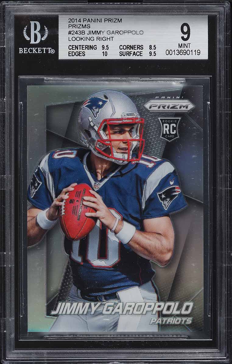 バージル　ポストカード 2023 Panini Prizm Neon Green Pulsar Prizm #331 Jahmyr Gibbs RC PSA