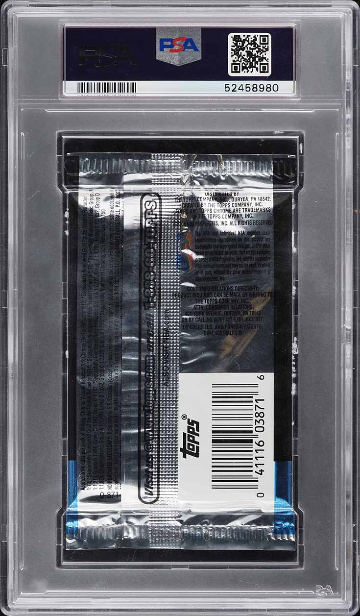 2003 Topps Chrome Basketball Hobby Foil Pack PSA 9 MINT