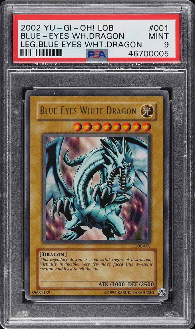 2002 Yu-Gi-Oh! Legend Of Blue Eyes 1st Edition Curse Of Dragon