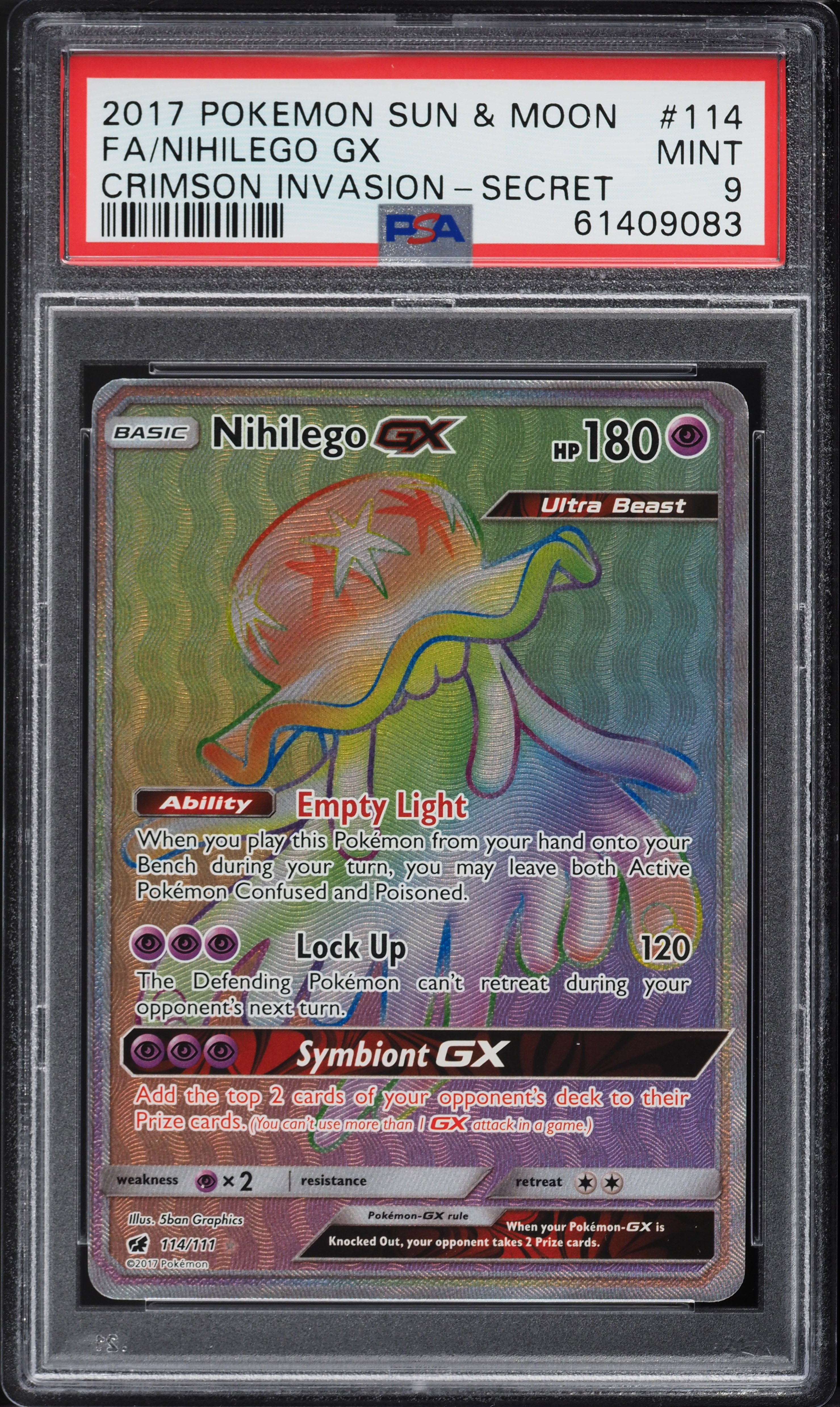 nihilego gx pokemon card price New [Psychic]2 2017 Pokemon Sun & Moon