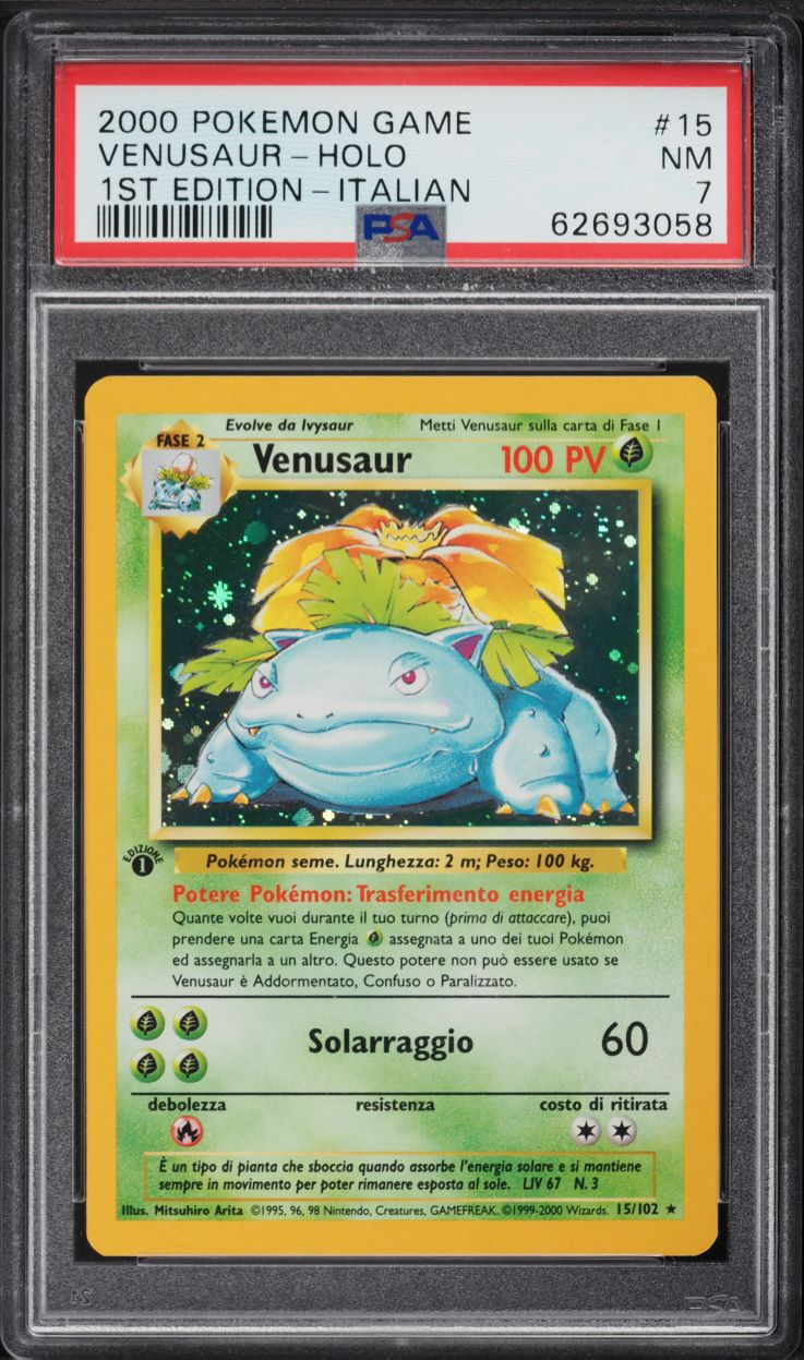 italian pokemon cards Anniversary Card