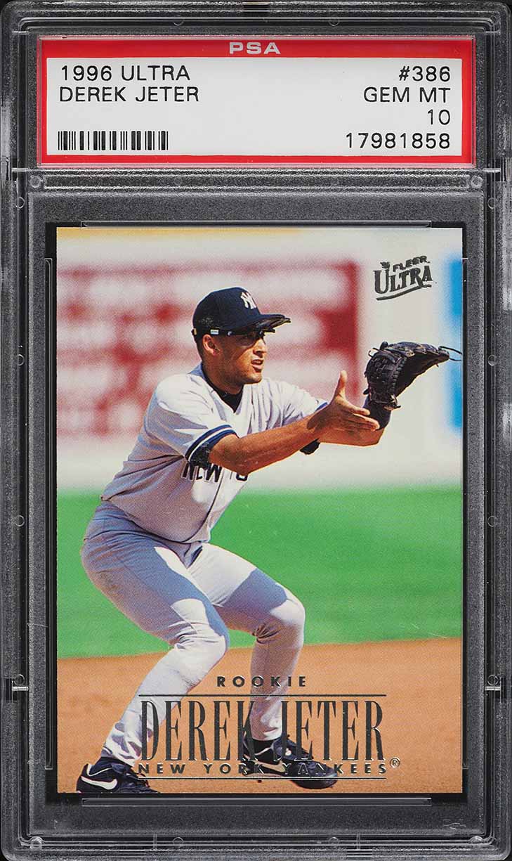 1996 Ultra Derek Jeter ROOKIE #386 PSA 10 GEM MINT