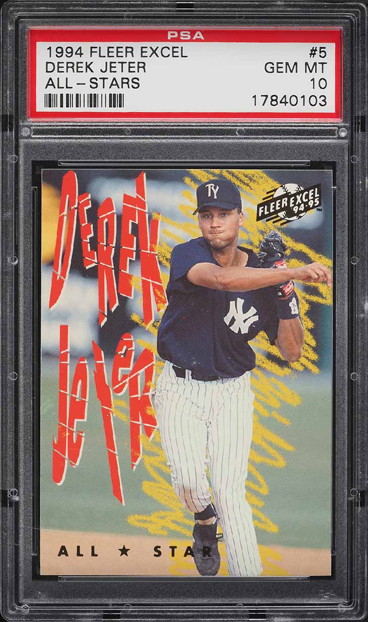 1994 Bowman Foil Derek Jeter ROOKIE #376 PSA 9 MINT on Fanatics 