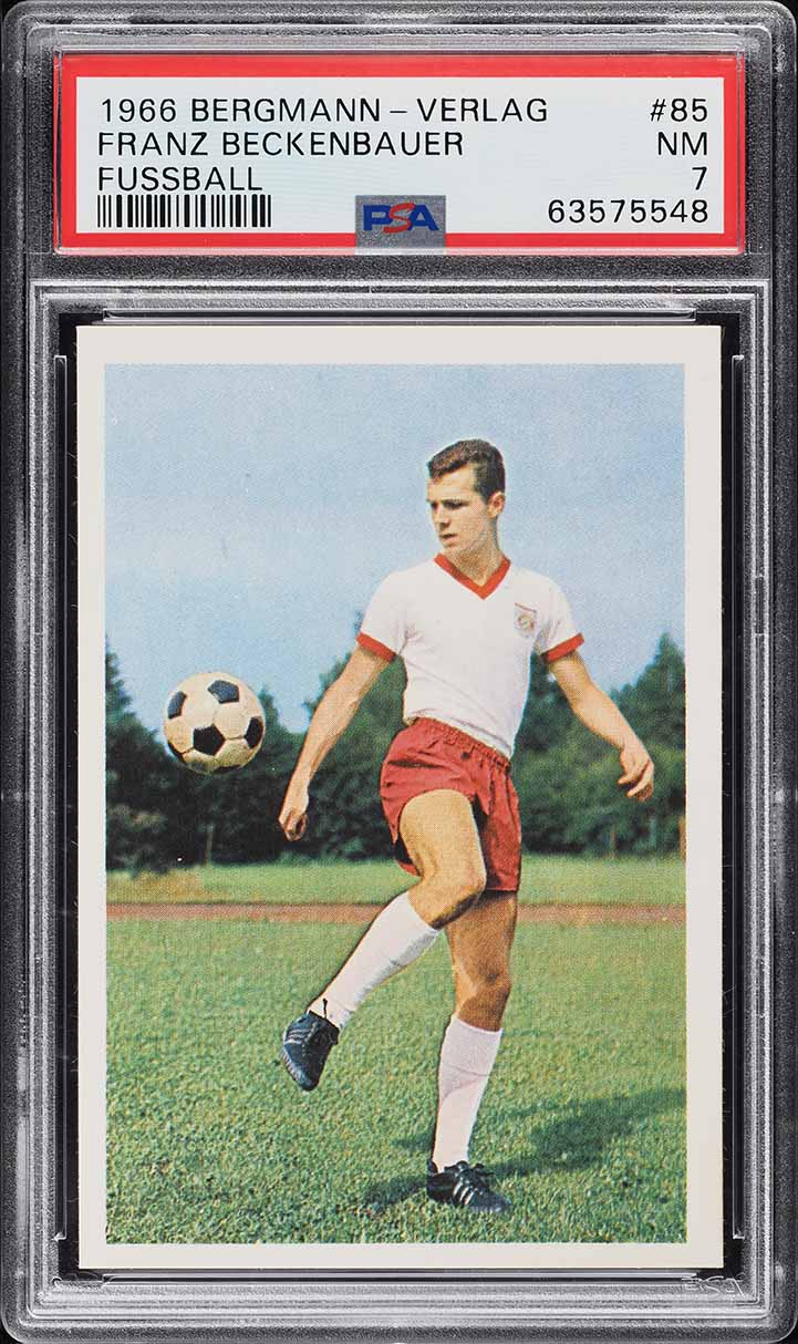 1966 Bergmann Verlag Fussball Franz Beckenbauer #85 PSA 7 NRMT