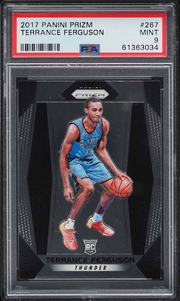 2017 Panini Prizm Terrance Ferguson ROOKIE #267 PSA 9 MINT