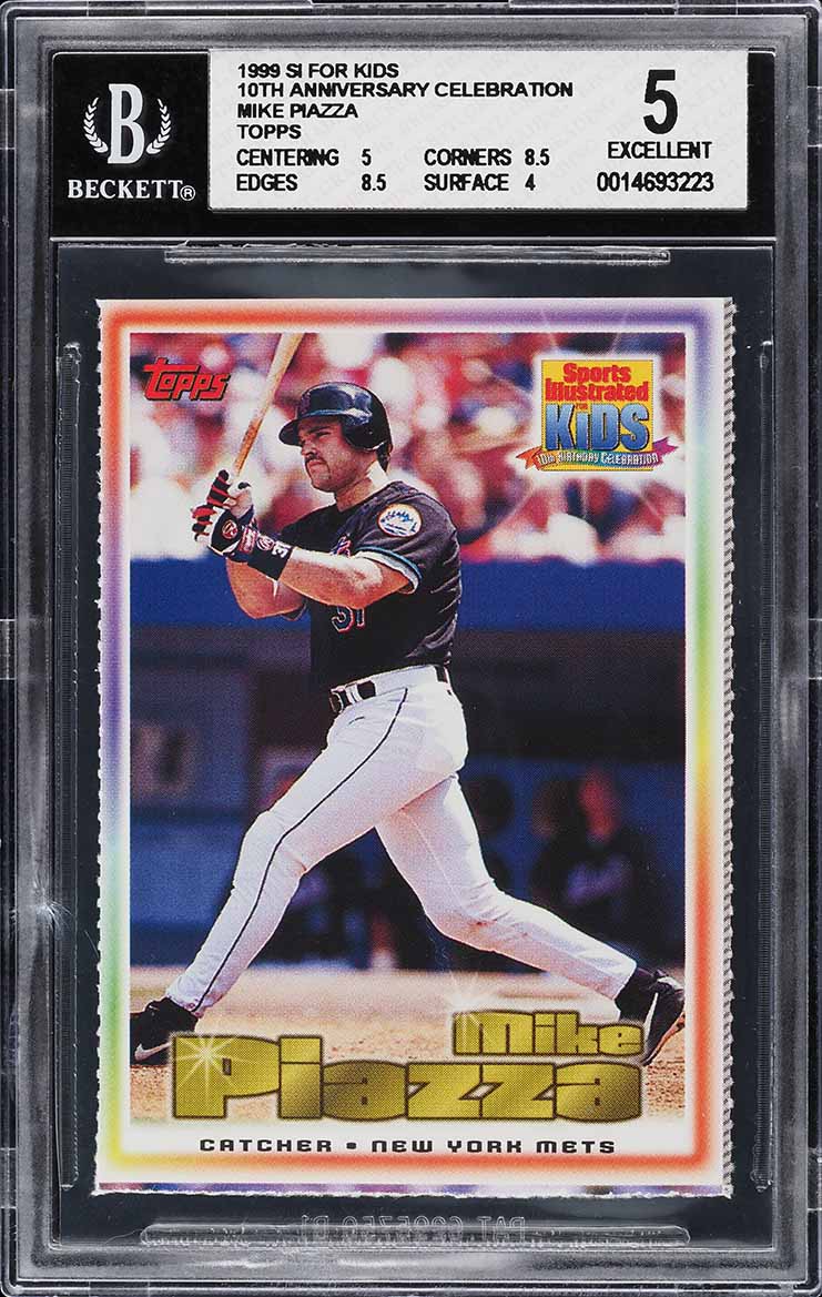1999 Sports Illustrated For Kids 10th Anniversary Celebration Mike Piazza BGS 5