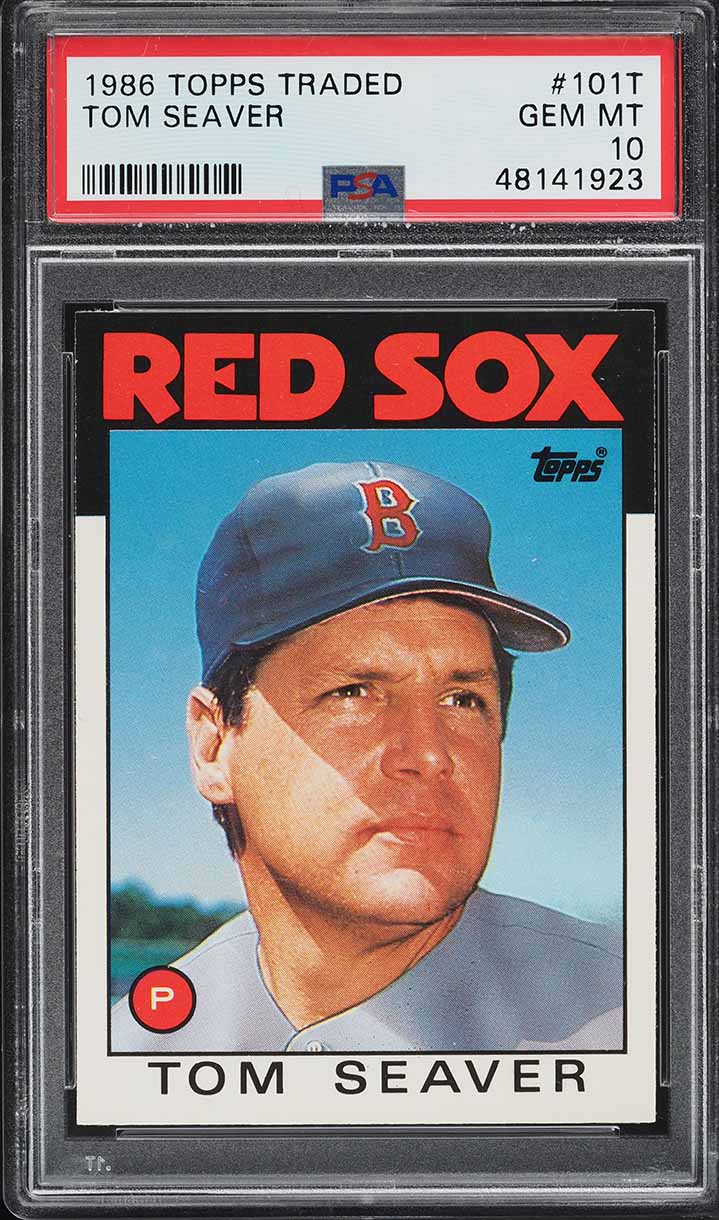 1986 Topps Traded Tom Seaver #101T PSA 10 GEM MINT